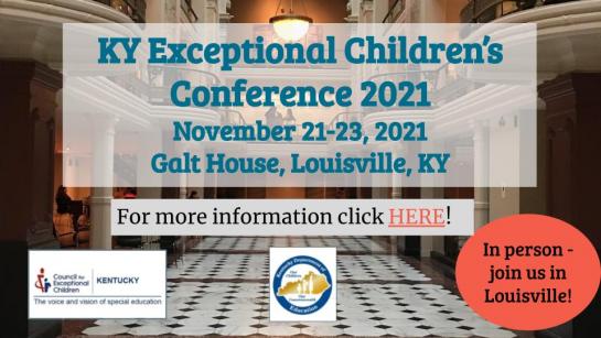 2021 Kentucky Exceptional Children&#039;s Conference